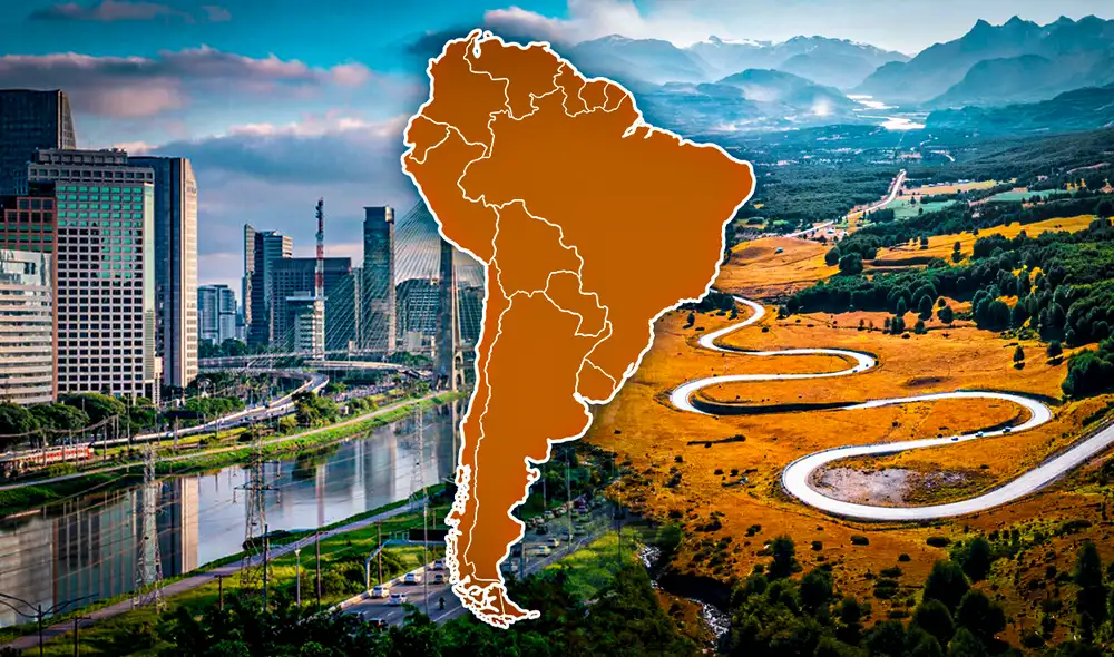 Sudamérica se destaca por su impresionante diversidad geográfica. Foto: composición LR/Kayak Sudamérica se destaca por su impresionante diversidad geográfica. Foto: composición LR/Kayak