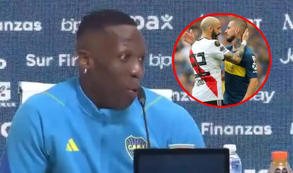 Luis Advíncula habló en conferencia de prensa en la previa del Boca vs River. Foto: captura/ESPN