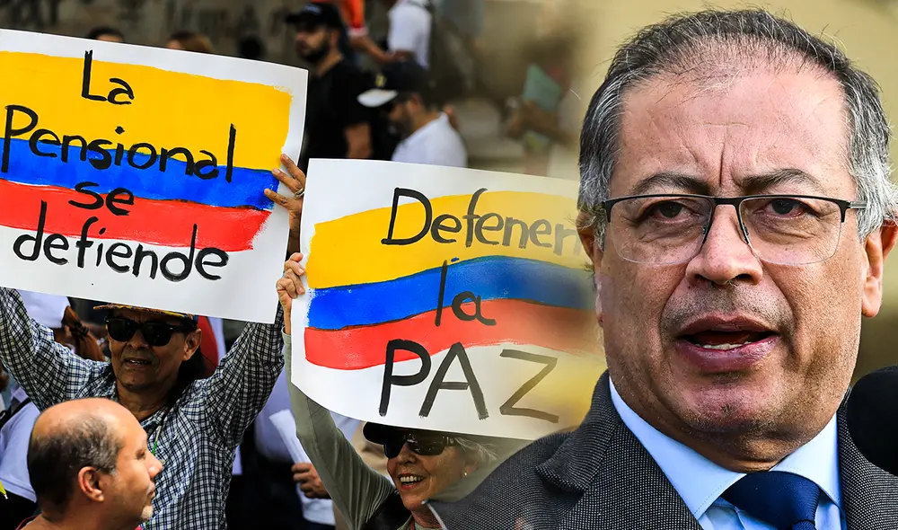 La Central Unitaria de Trabajadores (CUT) y Fecode lideran las movilizaciones en varias ciudades del país. Foto: Composición LR/AFP. La Central Unitaria de Trabajadores (CUT) y Fecode lideran las movilizaciones en varias ciudades del país. Foto: Composición LR/AFP.