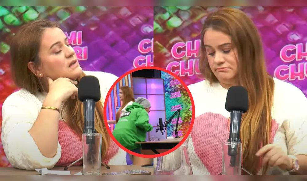 Lourdes Sacín se retira de programa de Youtube tras preguntarle sobre Andy V. Foto: Composición LR / Youtube