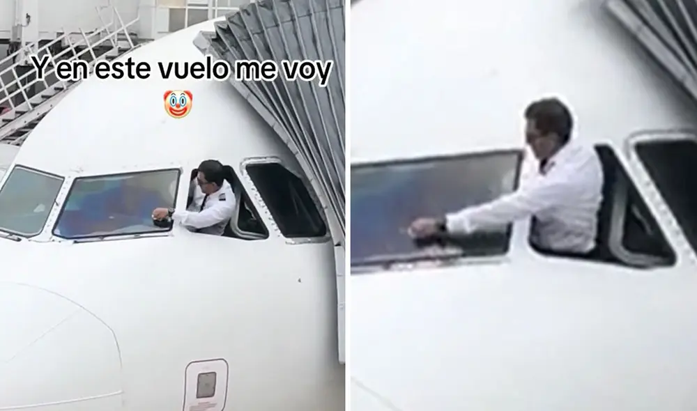 "Tenia que pegar el letrero de Lima- Bogotá- Madrid", reaccionaron usuarios. Foto: composición LR/ TikTok - Video: TikTok
