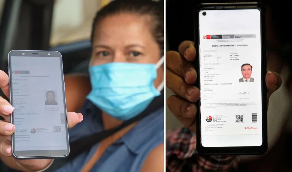 La licencia de conducir electrónica tiene la misma validez que la versión física. Foto: Andina/LR La licencia de conducir electrónica tiene la misma validez que la versión física. Foto: Andina/LR