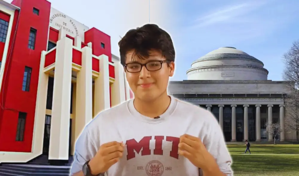 El exestudiante de Saco Oliveros egresó del MIT en 2022. Foto: composición LR/Tv Perú