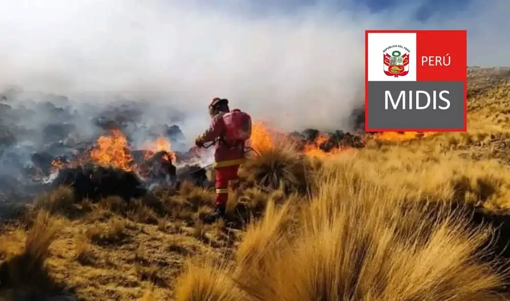 Los bonos y el resto de apoyo para los afectados de los incendios fue anunciado por el titular del Midis. Foto: Andina/MIDIS/LR