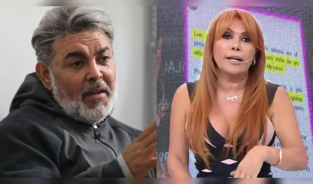 Magaly Medina recuerda insólita foto con Andrés Hurtado. Foto: Composición LR Magaly Medina recuerda insólita foto con Andrés Hurtado. Foto: Composición LR