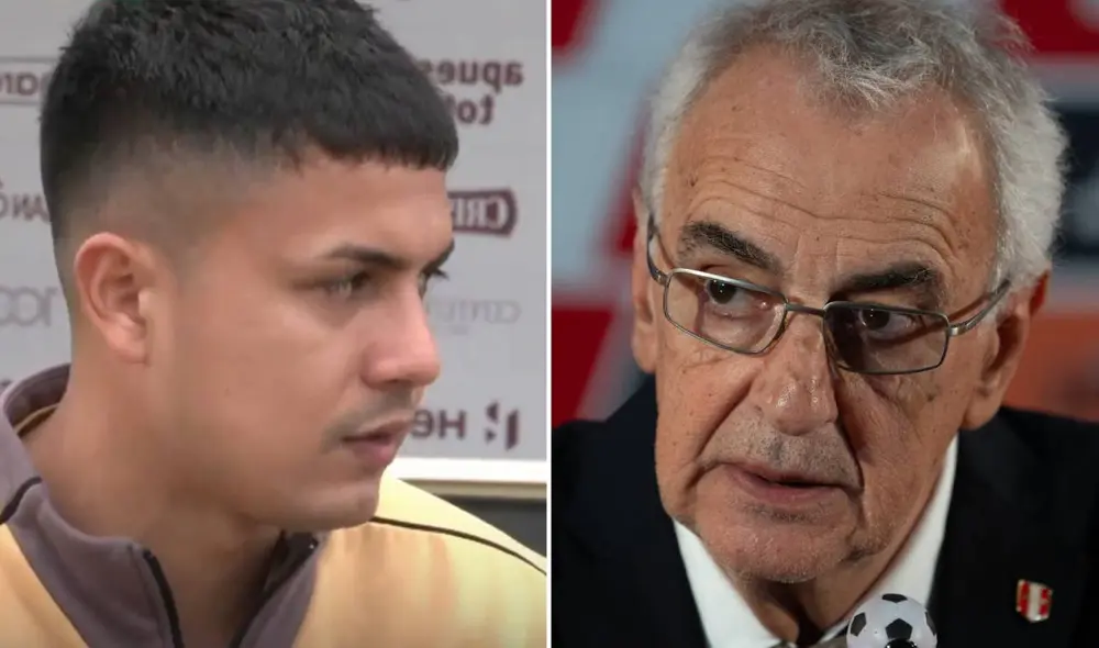 Jairo Concha debutó en la selección absoluta con Ricardo Gareca. Foto: composición LR/captura de Movistar/AFP