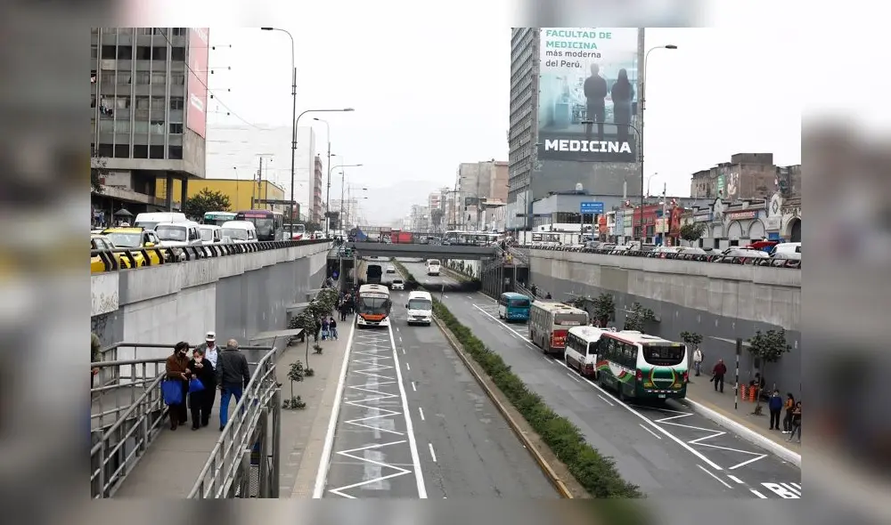 Vía Grau unirá la Estación Central del Metropolitano con la Línea 1 del Tren. Crédito: Marco Cotrina.