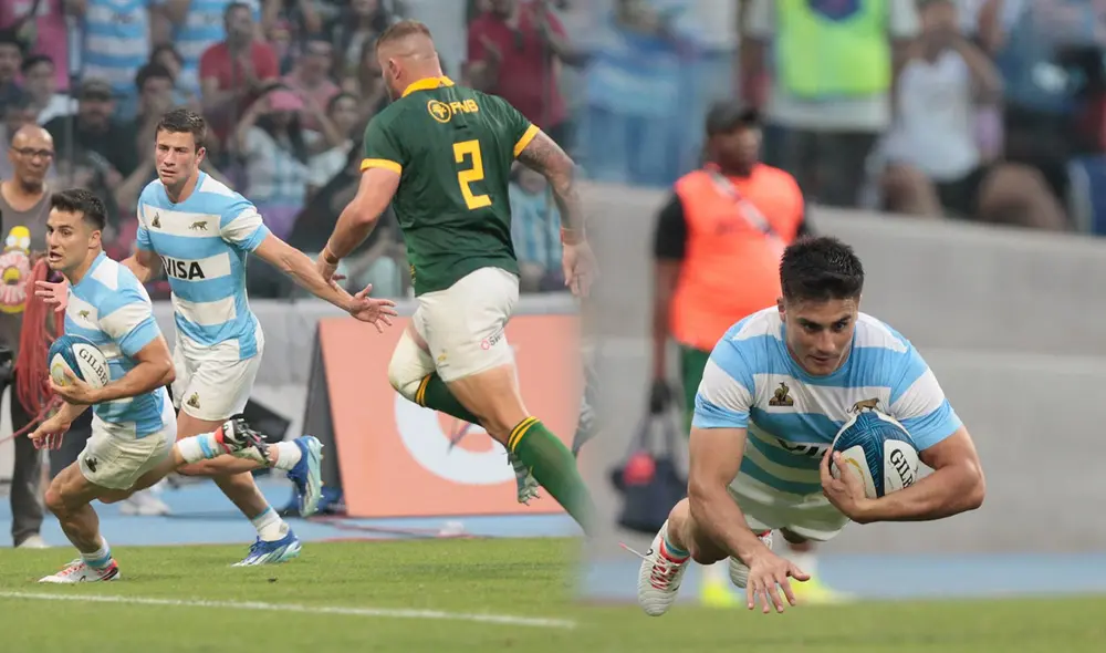 Argentina enfrentará la sexta fecha del Rugby Championship 2024 en Nelspruit, Sudáfrica. Foto: composición LR / ProFocus Argentina enfrentará la sexta fecha del Rugby Championship 2024 en Nelspruit, Sudáfrica. Foto: composición LR / ProFocus