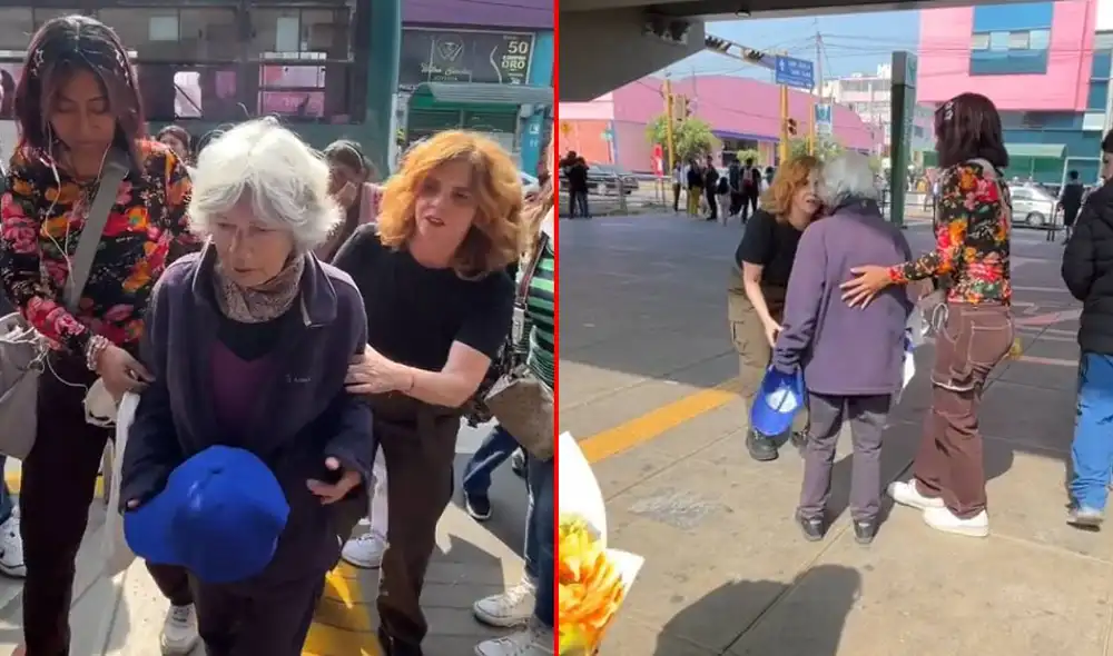 Johanna San Miguel se habría pasado la luz roja, según señala la descripción del video en TikTok. Foto: composición LR/captura