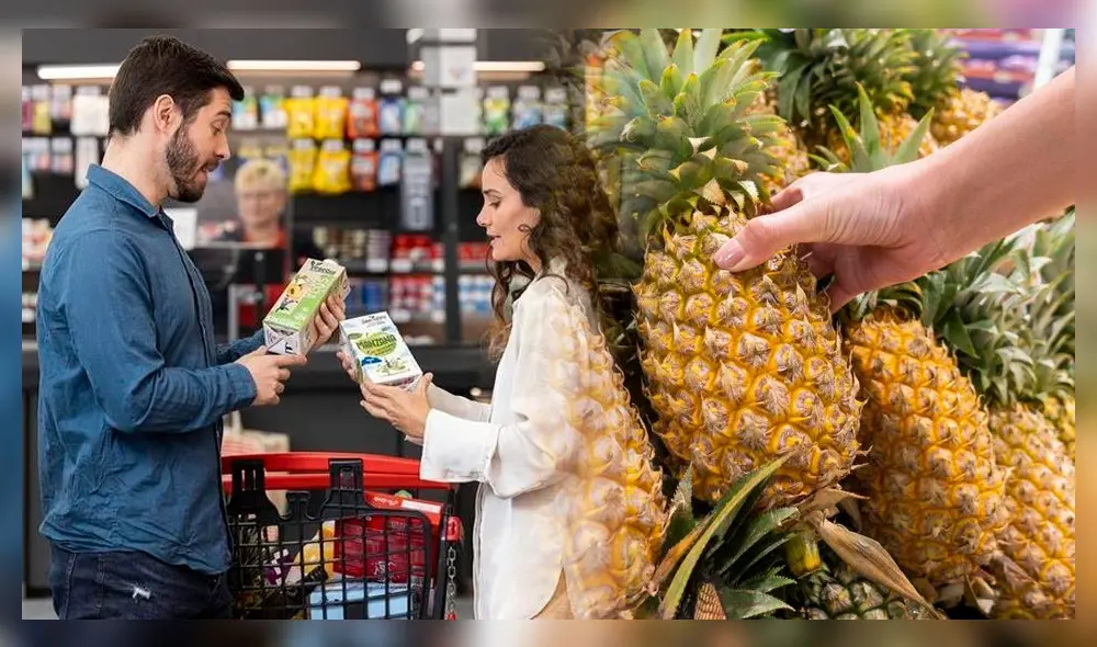 ¿El nuevo Tinder?: la nueva tendencia en Perú de buscar pareja en supermercados con una piña al revés. Foto: composición LR / Vecteezy / 7televalencia