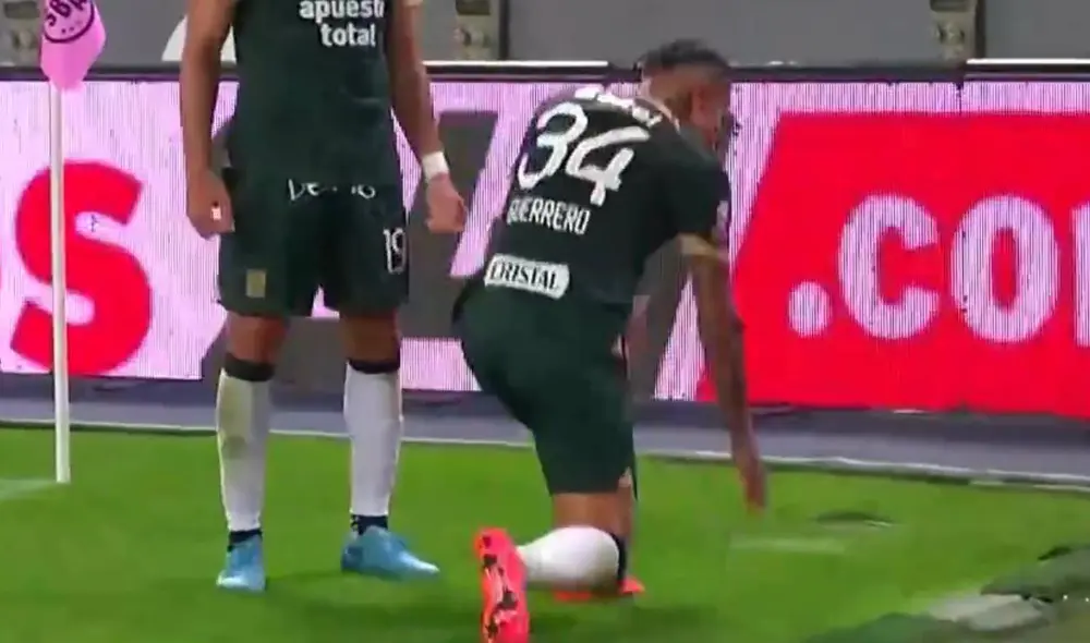 Paolo Guerrero convirtió su cuarto tanto de la temporada en la Liga 1 Te Apuesto. Foto: captura de GolPerú