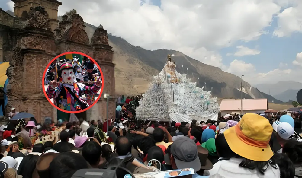 La fiesta patronal por la Virgen de Cocharcas empezó el 1 de septiembre con una caminata de 13 kilómetros. Fotos: composición LR La fiesta patronal por la Virgen de Cocharcas empezó el 1 de septiembre con una caminata de 13 kilómetros. Fotos: composición LR