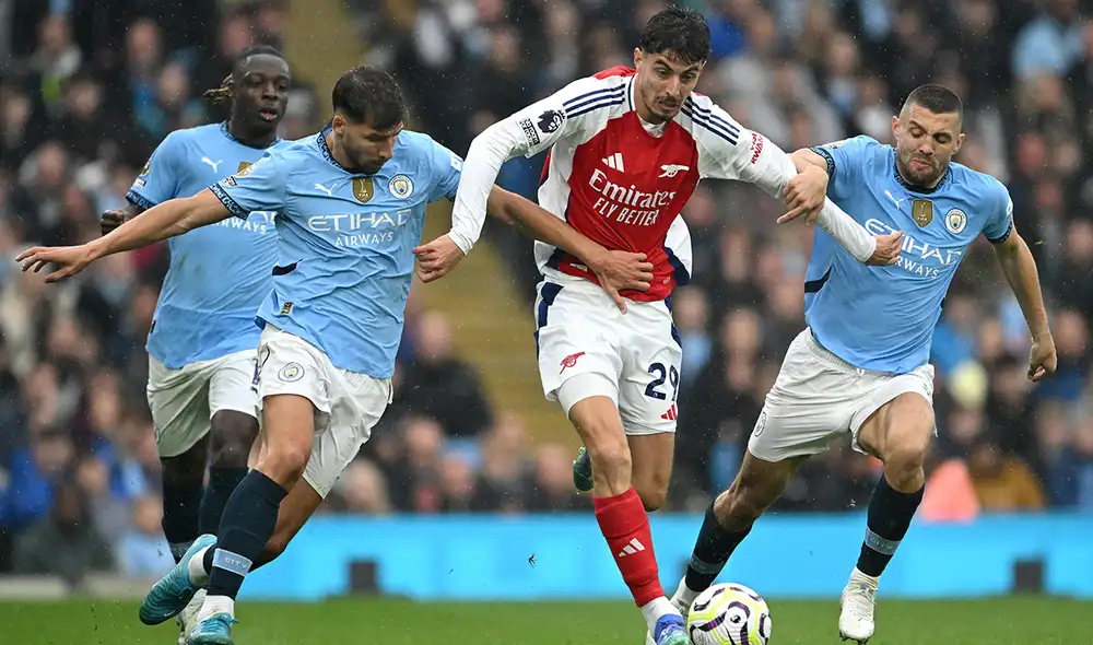 Pese al empate, Manchester City sigue líder de la tabla de posiciones en la Premier League. Foto: Arsenal Pese al empate, Manchester City sigue líder de la tabla de posiciones en la Premier League. Foto: Arsenal