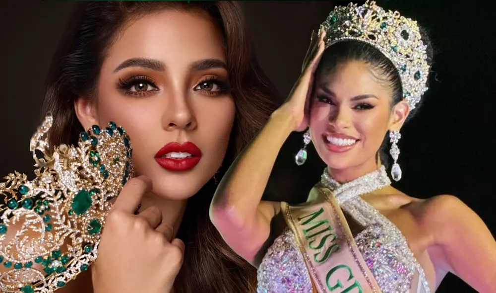 Luciana Fuster le entregó la corona de Miss Grand Perú a Arlette Rujel el 21 de septiembre de 2024. Foto: composición LR/Instagram/lucianafusterg/arlette.rujel