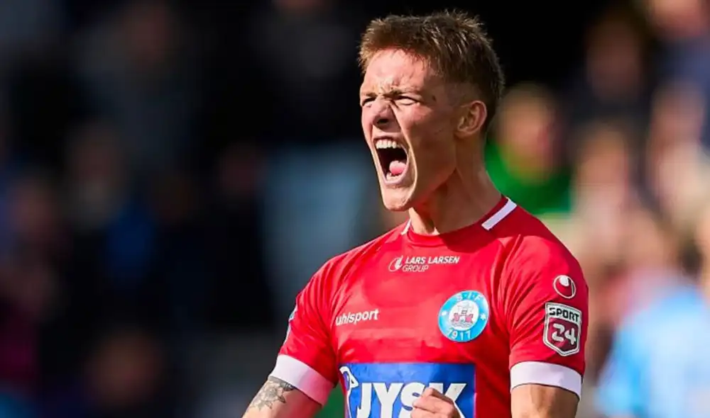 Oliver Sonne ya lleva tres asistencias en esta temporada de la Superliga de Dinamarca. Foto: Silkeborg IF