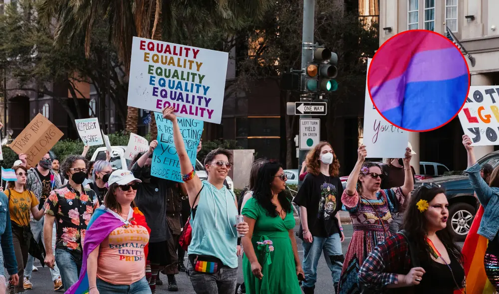 Marcha por los derechos LGBT. Foto: composición LR/Unsplash/Pexels