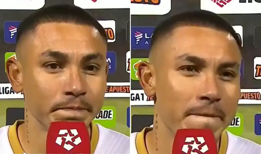 Jean Deza y su sentido mensaje tras ganar el partido. Foto: captura