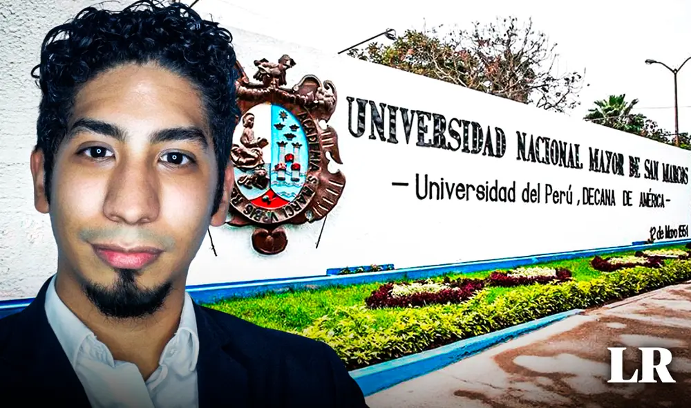 Cecil ingresó en su segundo intento a la Universidad Nacional Mayor de San Marcos (UNMSM). Foto: composición LR/UNMSM/Cecil Glaffo Steele