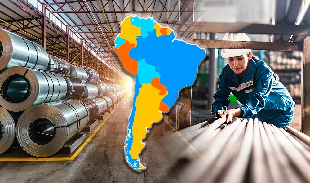 China y la India lideran el ranking de la mayor producción de acero en el mundo en 2024. Estados Unidos está en el top 5. Foto: composición LR/Freepik/Ferros Planes China y la India lideran el ranking de la mayor producción de acero en el mundo en 2024. Estados Unidos está en el top 5. Foto: composición LR/Freepik/Ferros Planes