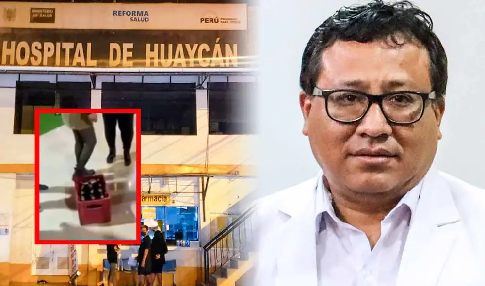 La polémica fiesta de S/23.000 en hospital de Huaycán interrumpió la atención a pacientes. Foto: composición LR/difusión La polémica fiesta de S/23.000 en hospital de Huaycán interrumpió la atención a pacientes. Foto: composición LR/difusión