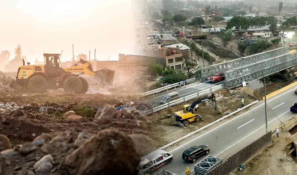 El 24 de septiembre, se realizó una intervención para despejar la avenida Ramiro Prialé, que obstruía el libre tránsito de los residentes y representaba un riesgo ante desastres naturales, según autoridades locales. Foto: composición LR/difusión