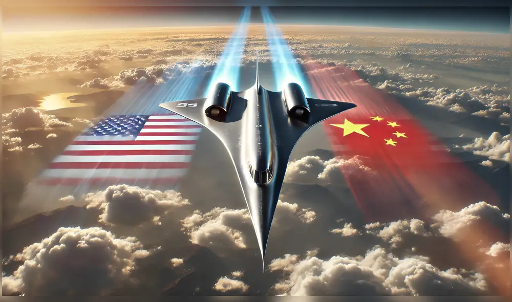 China habría logrado un avance importante en la carrera aeroespacial al crear un avión hipersónico que podría superar la ingeniería de Estados Unidos. Foto: IA