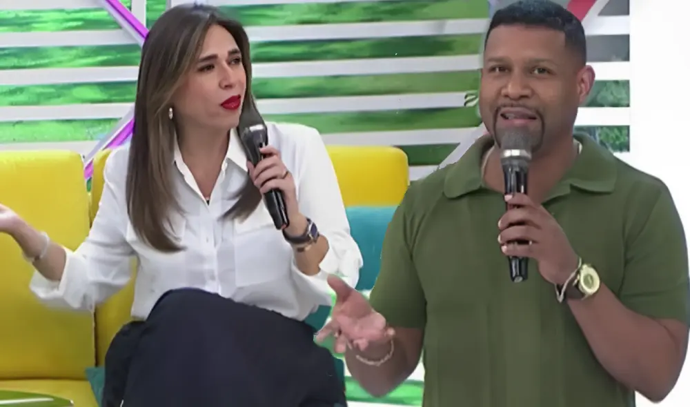 Vérinica Linares, conductora del noticiero de América TV. Foto: composición LR/América hoy Vérinica Linares, conductora del noticiero de América TV. Foto: composición LR/América hoy