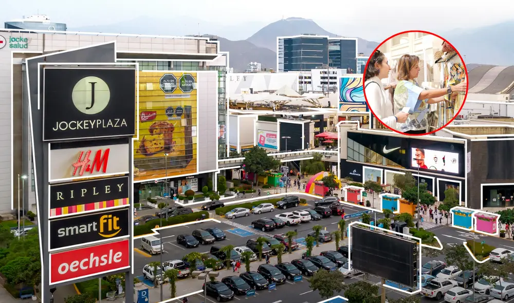 Centro comercial Jockey Plaza y tienda Dolce & Gabanna. Foto: composición LR/Jockey Plaza/Andina