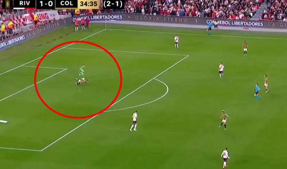 Arturo Vidal arrancó como titular en el partido de vuelta ante River Plate. Foto: captura/ESPN