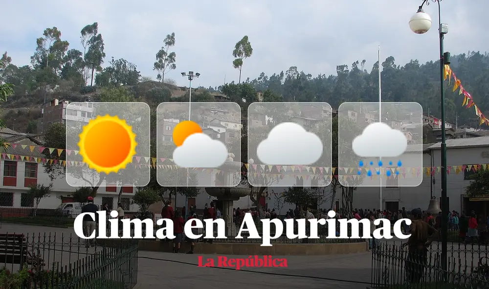 Clima en Apurímac, vía Senamhi HOY, 29 de mayo