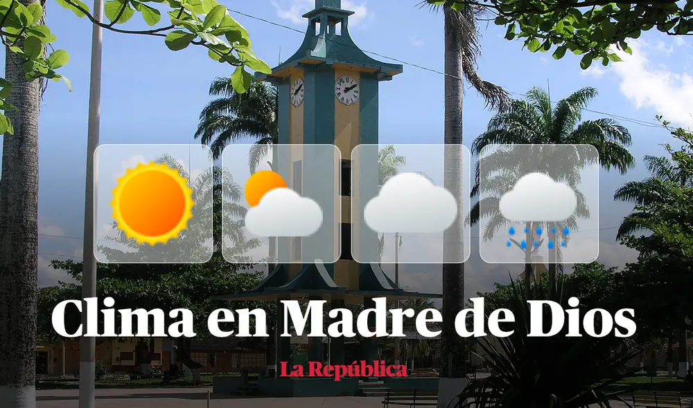 Clima en Madre de Dios, vía Senamhi HOY, 17 de agosto