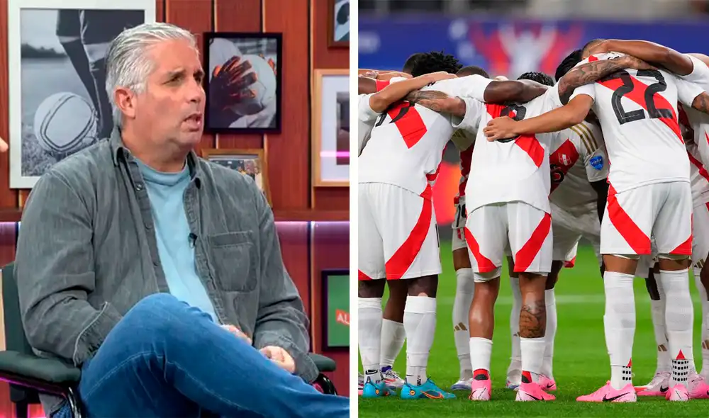 Diego Rebagliati sostuvo que es imposible no pensar en el regreso del jugador a la selección peruana. Foto: composición LR/captura de 'Al ángulo' Diego Rebagliati sostuvo que es imposible no pensar en el regreso del jugador a la selección peruana. Foto: composición LR/captura de 'Al ángulo'