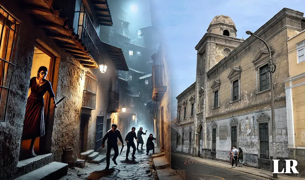 El impacto de la leyenda de la Calle Matasiete en Barrios Altos ha mantenido a esta calle en el foco de la curiosidad histórica, como un lugar envuelto en historias de terror. Foto: composición LR/difusión El impacto de la leyenda de la Calle Matasiete en Barrios Altos ha mantenido a esta calle en el foco de la curiosidad histórica, como un lugar envuelto en historias de terror. Foto: composición LR/difusión