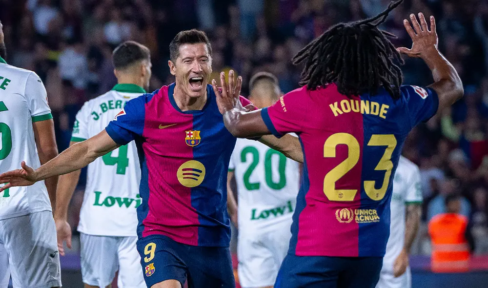 Barcelona se mantiene en la cima de LaLiga 2024-2025. Foto: X/Barcelona.