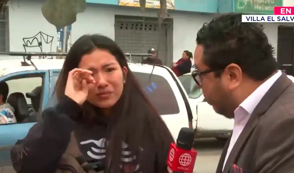 La joven tuvo que volver caminado hacia su vivienda, en el óvalo Oasis de Villa El Salvador. Foto: captura/Canal N La joven tuvo que volver caminado hacia su vivienda, en el óvalo Oasis de Villa El Salvador. Foto: captura/Canal N