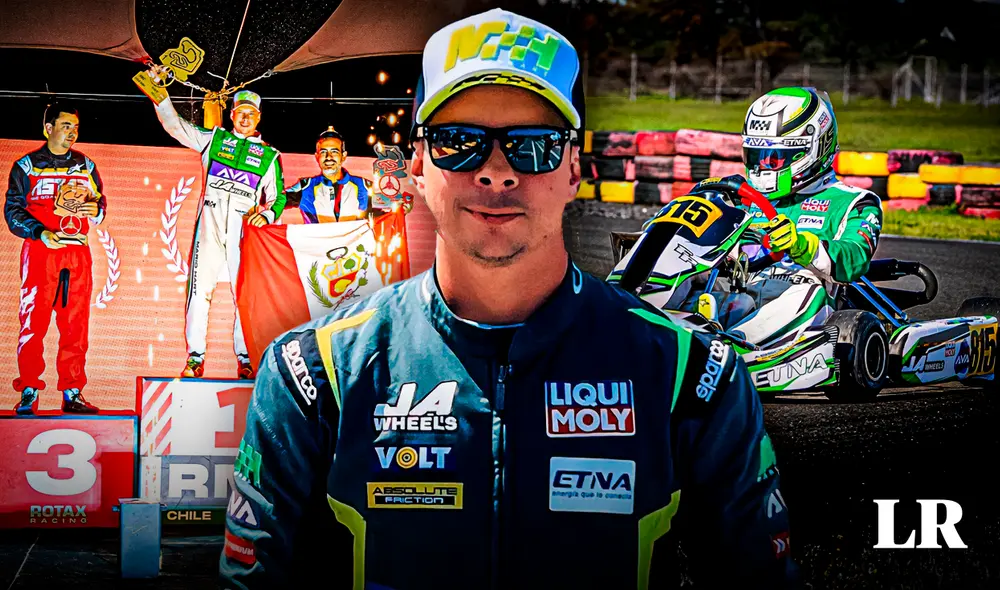 Mario Hart ha logrado varios títulos nacionales de karting. Foto: composición GLR. Mario Hart ha logrado varios títulos nacionales de karting. Foto: composición GLR.