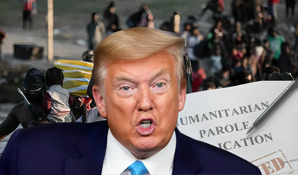 El expresidente Donald Trump se manifestó sobre el Parole Humanitario y el CBP One. Foto: composición LR