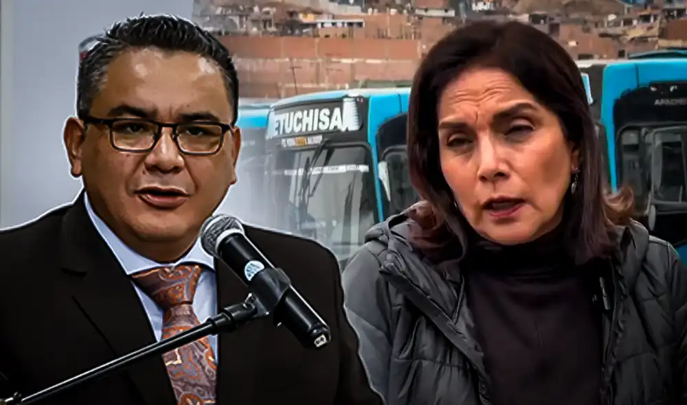 Patricia Juárez se pronuncia sobre paro de transportistas. Foto: composición LR