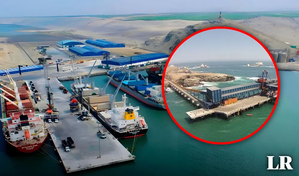 El Terminal Portuario será el tercero más grande del Perú, después del puerto del Callao y Chancay. Foto: composición LR/difusión