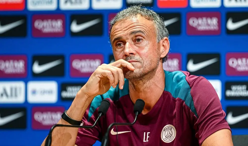 Luis Enrique afronta su segunda temporada como entrenador del Paris Saint-Germain. Foto: AFP