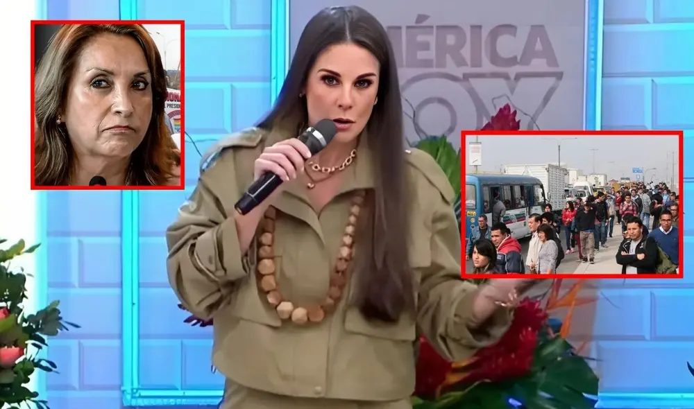 Rebeca Escribens lanza dura crítica al gobierno de Dina Boluarte. Foto: composición LR Rebeca Escribens lanza dura crítica al gobierno de Dina Boluarte. Foto: composición LR