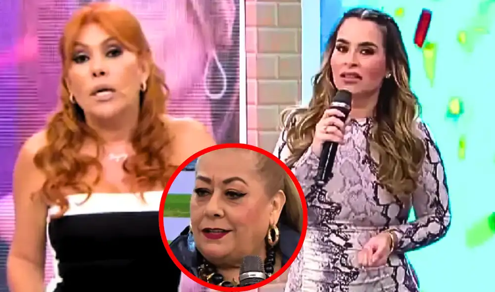 Ethel Pozo ha trabajado en todas las producciones de su madre, Gisela Valcárcel. Foto: Composición LR/Captura ATV/Captura América TV