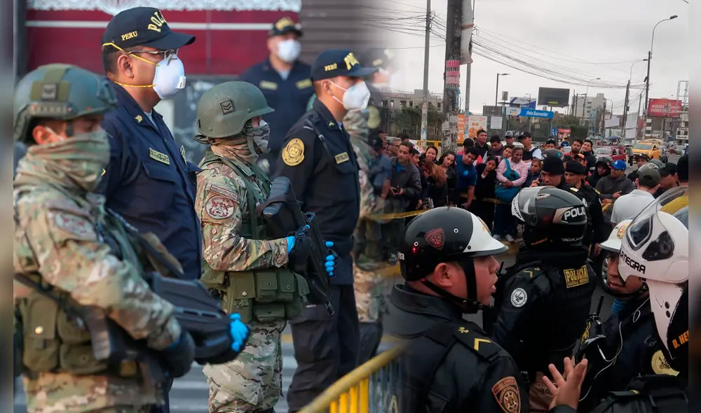 Premier Adrianzén llamó a las F.F.A.A. a apoyar a la PNP en patrullaje en estado de emergencia. Foto: composición LR/Convoca.