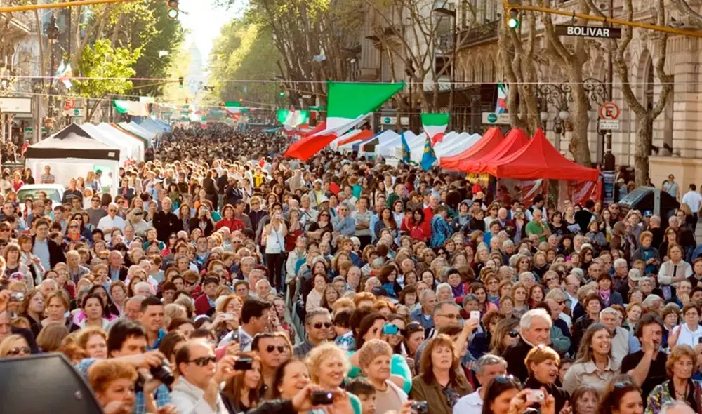 Italia es el país europeo que más descendencia tiene en Sudamérica. Foto: Argentear Italia es el país europeo que más descendencia tiene en Sudamérica. Foto: Argentear