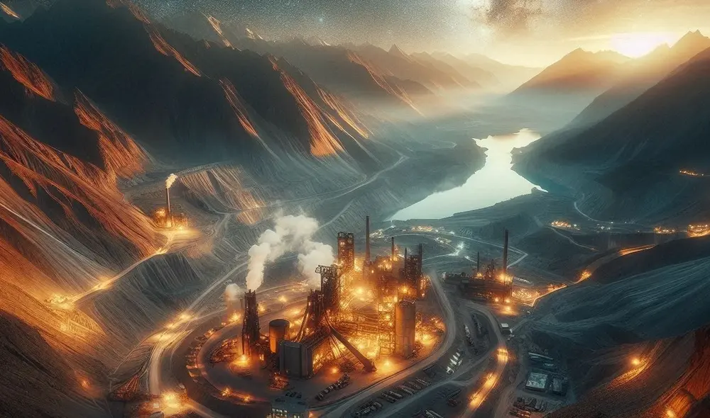 Este acuerdo no solo acentúa el compromiso por un desarrollo minero sostenible, sino que promete asegurar una evaluación exhaustiva del impacto ambiental y social del yacimiento. Foto:  IA Microsoft