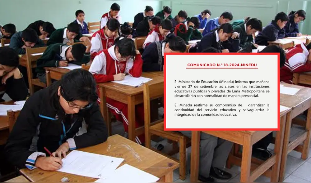 Clases escolares fueron de forma remota este jueves 26 de septiembre. Foto: Difusión