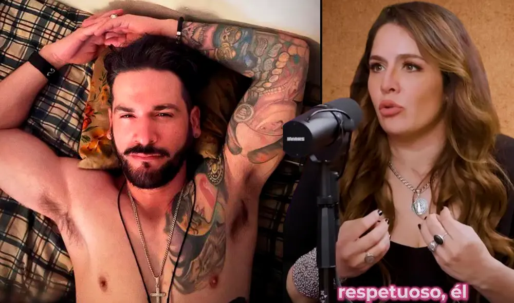 Yiddá Eslava fue una de las invitadas en el podcast de Magaly Medina. Foto: Composición LR/YouTube/Instagram.