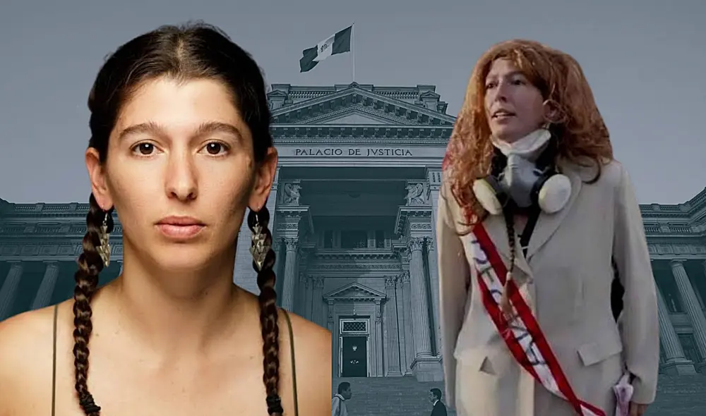 Fiscalía le atribuye a Leonor Estrada el presunto delito de injuria a los símbolos patrios. Foto: composición LR