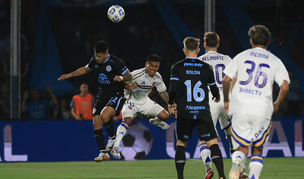 Boca Juniors jugó de visita en el estadio Julio César Villagra. Foto: Belgrano