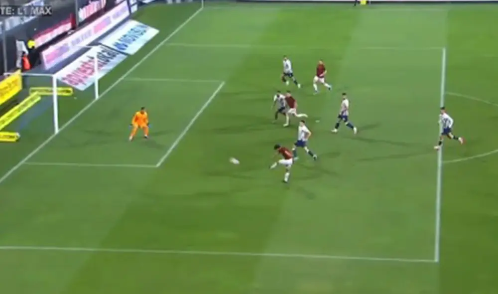 'Chocherita' abrió el marcador tras pase de Tomás Martínez. Foto: captura de L1 Max